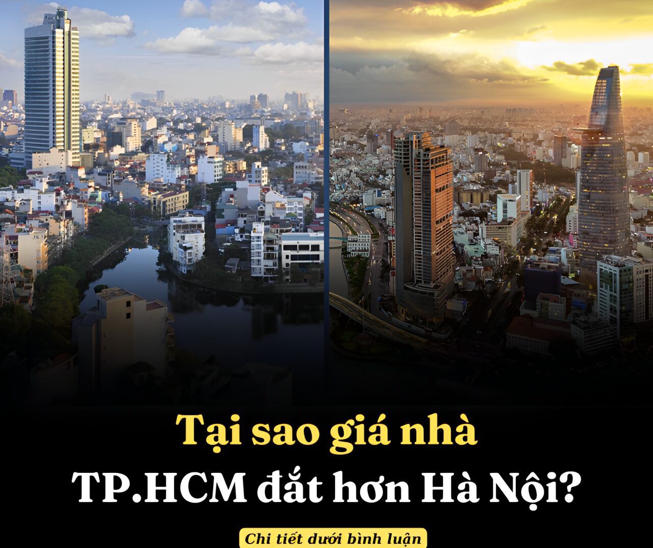 Tại sao giá nhà TP.HCM đắt hơn Hà Nội?