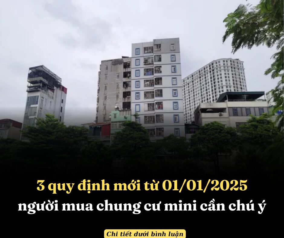 3 quy định mới từ 01/01/2025 người mua chung cư mini cần chú ý