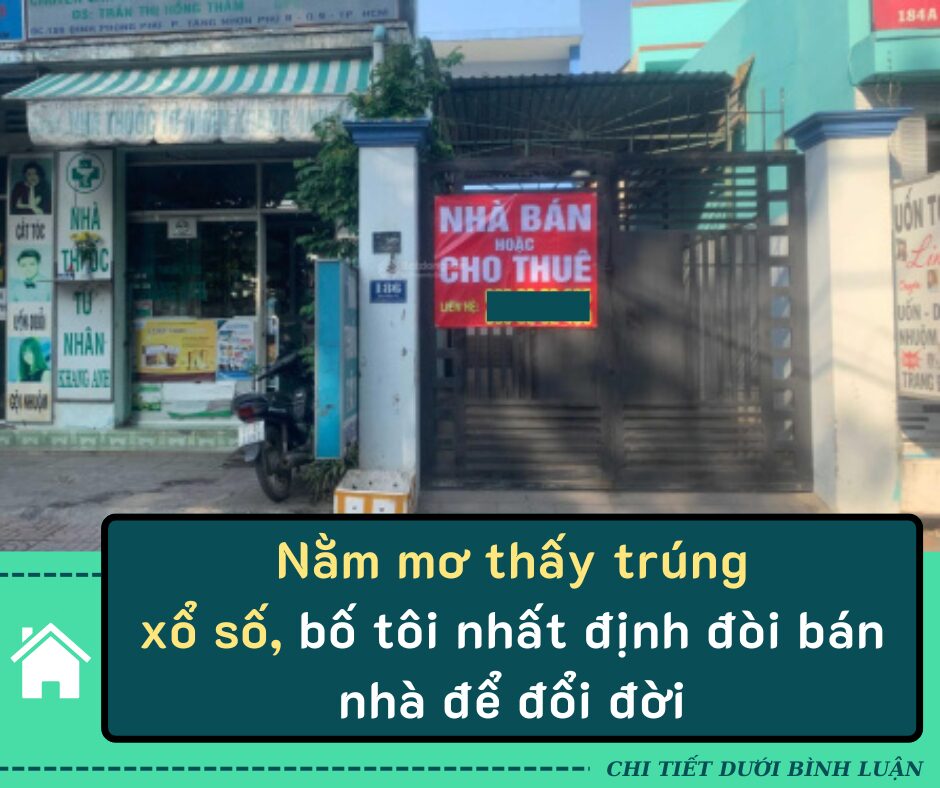 Nằm mơ thấy trúng xổ số, bố tôi nhất định đòi bán nhà để đổi đời