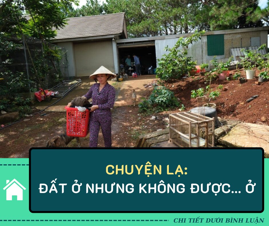 Chuyện lạ: Đất ở nhưng không được… ở